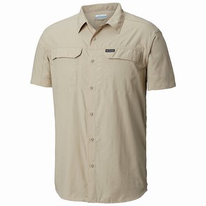 Columbia Silver Ridge™ 2.0 Shortärmad Skjorta Herr Khaki (MKPDR6843)